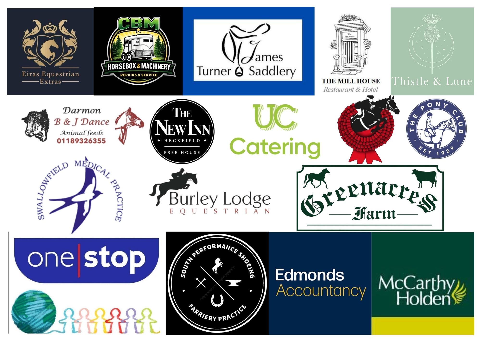 Horse Show Sponsors